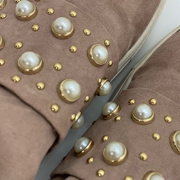 Steven by Steve Madden Slip On Blush Suede Flats - Picture 6 of 7